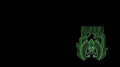 Buddha black background