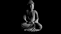 Buddha grayscale monochrome Buddhist