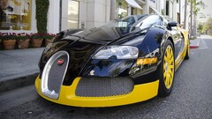 bugatti veyron Car black cars vehicle Bugatti urban City