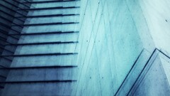 building architecture blue cyan