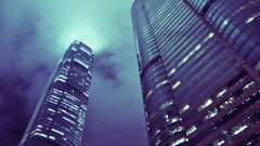 building sky architecture worm's eye view low-angle