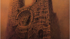 Buildings artwork Zdzislaw Beksinski