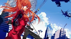 Buildings asuka langley soryu neon genesis evangelion