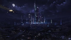 Buildings cities science fiction