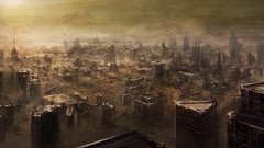 Buildings cities science fiction cityscapes phoenix artwork 