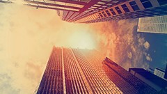 Buildings cities skies Photo manipulation