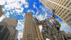 Buildings cityscapes sculptures