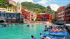 Buildings cityscapes vernazza