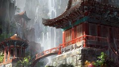 Buildings fantasy art