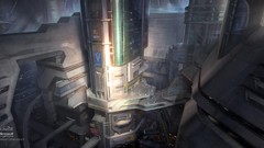Buildings halo halo reach cityscapes concept art artwork video 