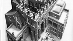 Buildings illusions MC Escher