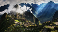 Buildings Machu Picchu HDR
