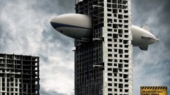 Buildings Photo manipulation blimps