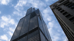 Buildings skyscapes low-angle shot