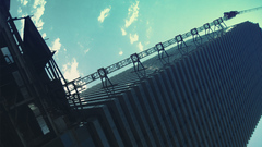 Buildings skyscapes low-angle shot