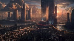 Buildings Skyscrapers roads science