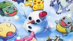 Bulbasaur Pikachu squirtle Snowmen