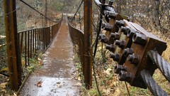 Bulgaria Rhodope Mountains rope