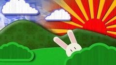 Bunnies abstract Landscapes