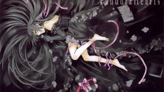 Bunnies black dress Ribbons