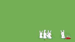 Bunnies minimalistic drawings Simple