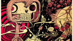 Bunnies skulls outer space