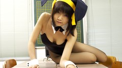 Bunnies suzumiya haruhi animal ears the melancholy of haruhi 