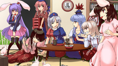 Bunnies touhou bunny girls