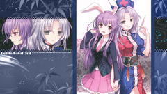 Bunny girls purple hair