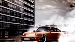 Burnout Porsche 964 tuned