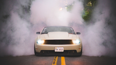 burnout tuning Ford mustang muscle cars Car vehicle smoke