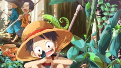 Butterflies ace Chibi monkeys blondes brunettes monkey d luffy 