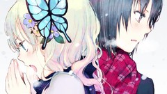 Butterflies Anime anime girls