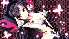 Butterflies Anime anime girls accel world purple hair purple 