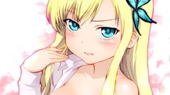 Butterflies Anime blondes anime girls boku wa tomodachi ga 