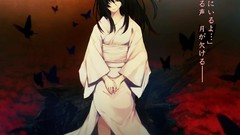 Butterflies Anime Cover anime girls innocent grey Kara no Shoujo