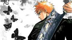 Butterflies bleach kurosaki ichigo ichimaru gin Kuchiki byakuya 