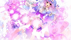 Butterflies dress pink hair anime girls touhou Maisaki