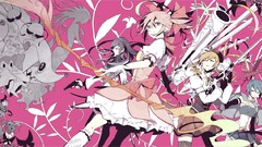 Butterflies Guns Anime anime girls mahou shoujo madoka magica 
