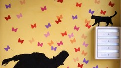 Butterflies Men graffiti cats Italy Padova Kenny Random