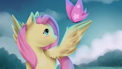 Butterflies my little pony Fluttershy