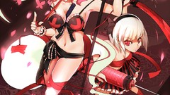 Butterflies Needles weapons Katana hats scars navel ghosts 