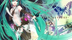 Butterflies running tie navel long hair barefoot green eyes 