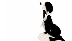 Butterflies simple Anime white background artwork Simple 