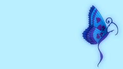 Butterflies Simple Background