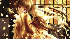Butterflies tears red eyes Ribbons kimono brunettes flower 
