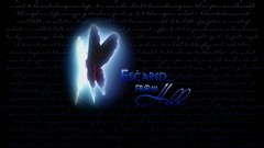 Butterflies text bleach