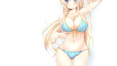 Butterflies white wet blondes blue eyes boku wa tomodachi ga 