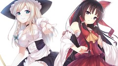 Butterflies white white background hats blondes long hair blue 