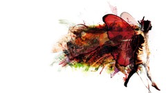 Butterflies woman wings